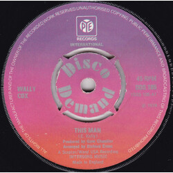 Wally Cox This Man / I've Had Enough USED VINYL 7INCH SINGLE 45 RPM