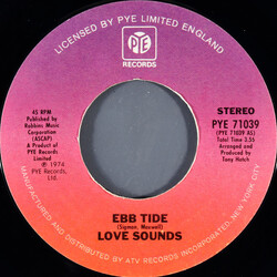 Love Sounds Ebb Tide USED VINYL 7INCH 45 RPM SINGLE STYRENE STEREO
