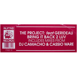 The Project (4) / Gerideau Bring It Back 2 Luv USED VINYL 12INCH 33 S RPM