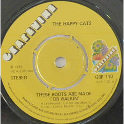 The Happy Cats These Boots Are Made For Walkin' USED VINYL 7INCH 45 RPM