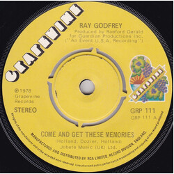 Ray Godfrey Come And Get These Memories / I'm The Other Half Of You USED VINYL 7INCH 45 RPM STEREO