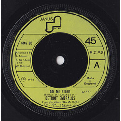 Detroit Emeralds Do Me Right USED VINYL 7INCH 45 RPM