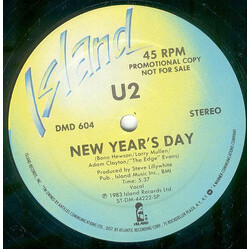 U2 New Year's Day USED VINYL 12INCH 45 RPM PROMO