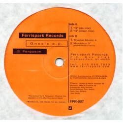 Scott Ferguson Gnosis E.P. USED VINYL 12INCH EP