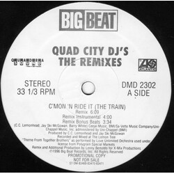 Quad City DJ's C'Mon 'N Ride It (The Train): The Remixes USED VINYL 12INCH 33 S RPM PROMO
