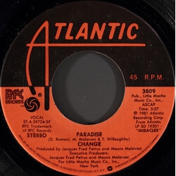 Change Paradise USED VINYL 7INCH 45 RPM