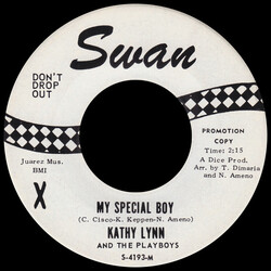 Kathy Lynn & The Playboys My Special Boy USED VINYL 7INCH 45 RPM SINGLE PROMO