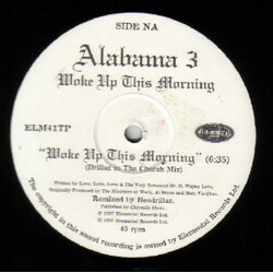 Alabama 3 Woke Up This Morning USED VINYL 12INCH PROMO