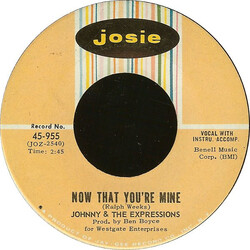 Johnny & The Expressions Now That You're Mine / Shy Girl USED VINYL 7INCH 45 RPM