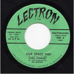 Cara Stewart Our Space Ship / Raindrops USED VINYL 7INCH 45 RPM