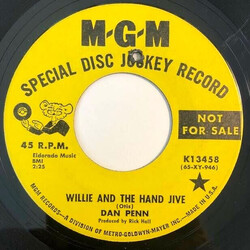 Dan Penn Willie And The Hand Jive USED VINYL 7INCH 45 RPM SINGLE PROMO