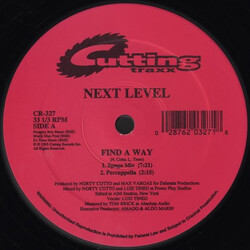 Next Level (9) Find A Way USED VINYL 12INCH 33 S RPM
