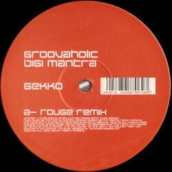 Groovaholic Bigi Mantra VINYL 12" USED