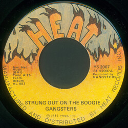 Chicago Gangsters Strung Out On The Boogie USED VINYL 7INCH 45 RPM STEREO