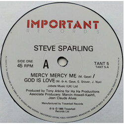 Steve Sparling Mercy Mercy Me/God Is Love USED VINYL 12INCH 45 RPM STEREO