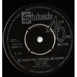 The Tams Be Young Be Foolish, Be Happy / That Same Old Song USED VINYL 7INCH 45 RPM SINGLE