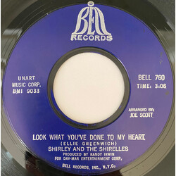 Shirley Owens / The Shirelles Look What You've Done To My Heart / A Most Unusual Boy USED VINYL 7INCH SINGLE STYRENE