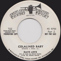 Dave Love (5) Colalined Baby USED VINYL 7INCH 45 RPM PROMO