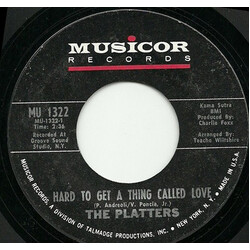 The Platters Hard To Get A Thing Called Love USED VINYL 7INCH