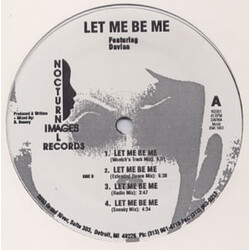 Davina Let Me Be Me USED VINYL 12INCH 45 RPM
