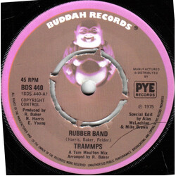 The Trammps Rubber Band USED VINYL 7INCH SINGLE 45 RPM