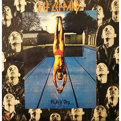 Def Leppard High 'N' Dry Vinyl LP USED