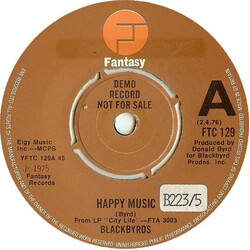 The Blackbyrds Happy Music USED VINYL 7INCH 45 RPM PROMO