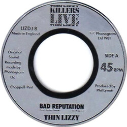 Thin Lizzy Killers Live USED VINYL 7INCH 45 RPM PROMO