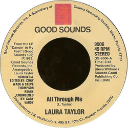 Laura Taylor All Through Me USED VINYL 7INCH 45 RPM