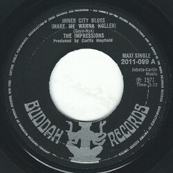 The Impressions Inner City Blues (Make Me Wanna Holler) USED VINYL 7INCH 45 RPM MAXI-SINGLE