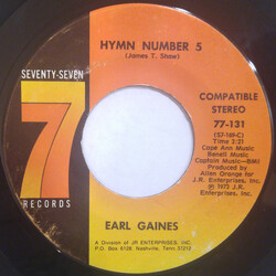 Earl Gaines Hymn Number 5 / If You Want What I Got USED VINYL 7INCH 45 RPM