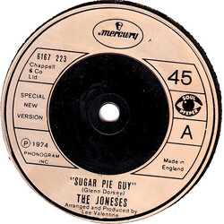 The Joneses Sugar Pie Guy USED VINYL 7INCH 45 RPM SINGLE