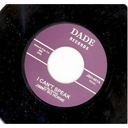 Jimmy "Bo" Horne I Can't Speak USED VINYL 7INCH 45 RPM REISSUE SINGLE