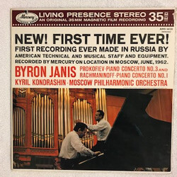 Byron Janis / Sergei Prokofiev / Sergei Vasilyevich Rachmaninoff / Kiril Kondrashin / Moscow Philharmonic Orchestra Piano Concertos Vinyl LP USED