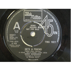 Eddie Kendricks He's A Friend USED VINYL 7INCH SINGLE 45 RPM PROMO