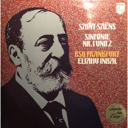 Camille Saint-Saëns / Radio-Sinfonie-Orchester Frankfurt / Eliahu Inbal Sinfonie Nr. 1 Und 2 Vinyl LP USED