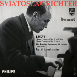 Sviatoslav Richter / Franz Liszt / The London Symphony Orchestra / Kiril Kondrashin Piano Concerto No. 1 In E Flat / Piano Concerto No. 2 In A Vinyl L