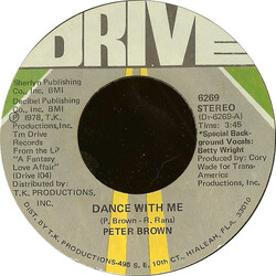 Peter Brown (2) Dance With Me VINYL 7" USED