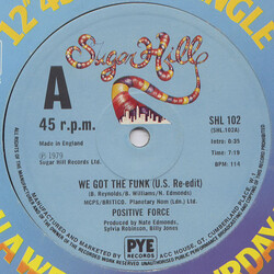 Positive Force We Got The Funk USED VINYL 12INCH 45 RPM SINGLE
