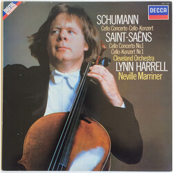 Robert Schumann / Camille Saint-Saëns / The Cleveland Orchestra / Lynn Harrell / Sir Neville Marriner Cello Concerto / Cello Concerto No.1 Vinyl LP US