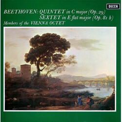 Ludwig Van Beethoven / Mitglieder Des Wiener Oktetts Quintet In C Major (Op. 29) / Sextet In E Flat Major (Op. 81 b) Vinyl LP USED