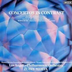 Los Angeles Philharmonic Orchestra / Zubin Mehta Concertos In Contrast Vinyl LP USED