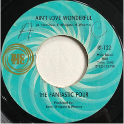 Fantastic Four Ain't Love Wonderful / The Whole World Is A Stage USED VINYL 7INCH 45 RPM SINGLE STYRENE MONO