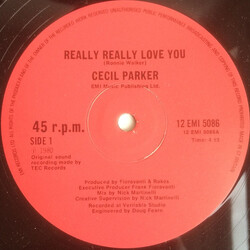 Cecil Parker Really Really Love You USED VINYL 12INCH 45 RPM