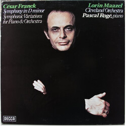 César Franck / Lorin Maazel / The Cleveland Orchestra / Pascal Rogé Symphony In D Minor Vinyl LP USED