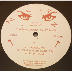 ZZZ (9) Psychic Agony Ov Session USED VINYL 12INCH 45 RPM EP