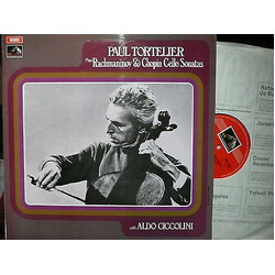 Paul Tortelier Plays Rachmaninov & Chopin Cello Sonatas Vinyl LP USED