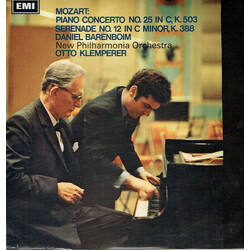 Wolfgang Amadeus Mozart / Daniel Barenboim / New Philharmonia Orchestra / Otto Klemperer Piano Concerto No. 25 In C, K.503 / Serenade No. 12 In C Mino