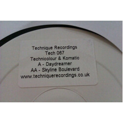 Technicolour & Komatic Daydreamer / Skyline Boulevard USED VINYL 12INCH 45 RPM WHITE LABEL