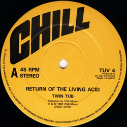 Return Of The Living Acid Twin Tub USED VINYL 12INCH 45 RPM STEREO